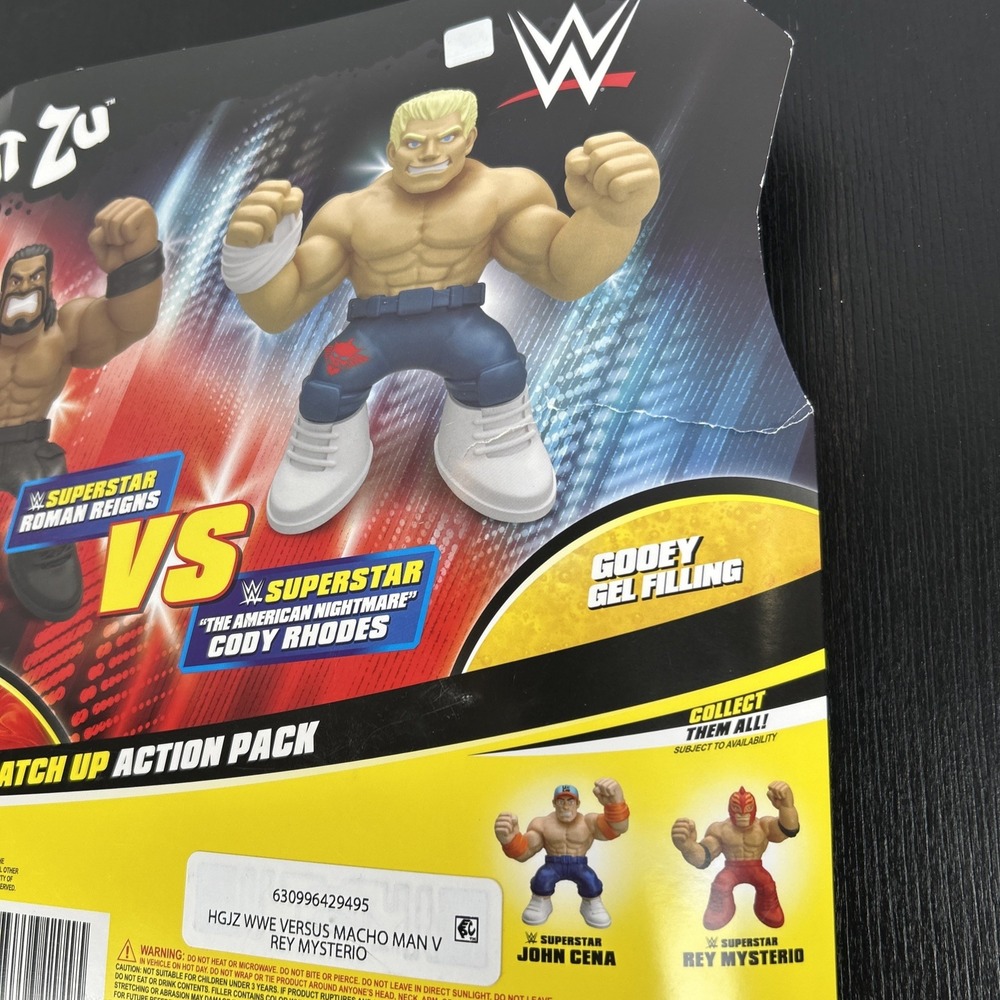 HEROES OF GOO JIT ZU SUPERSTAR ROMAN REIGNS VS SUPERSTAR CODY RHODES - Picture 6 of 7